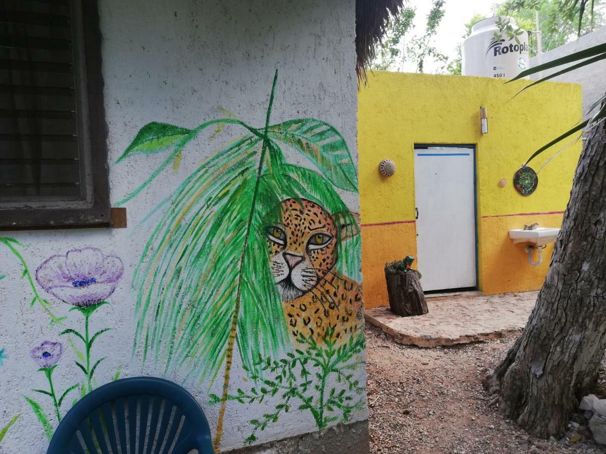 Mayan Bungalow Near Chichen Exterior foto